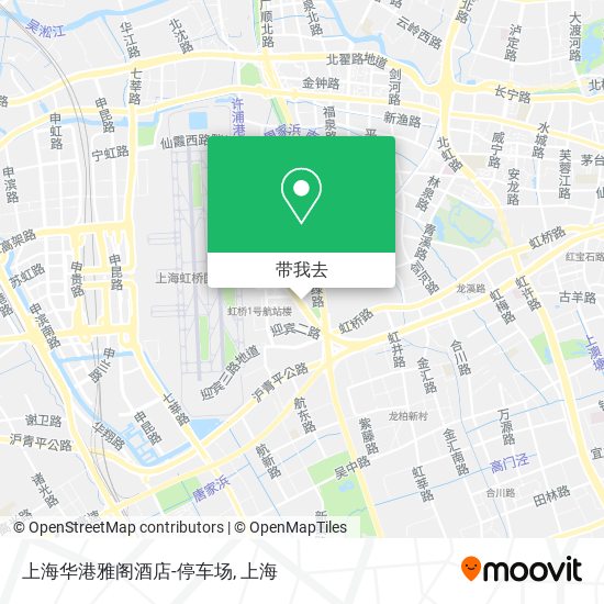 上海华港雅阁酒店-停车场地图