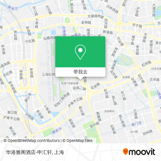 华港雅阁酒店-申汇轩地图