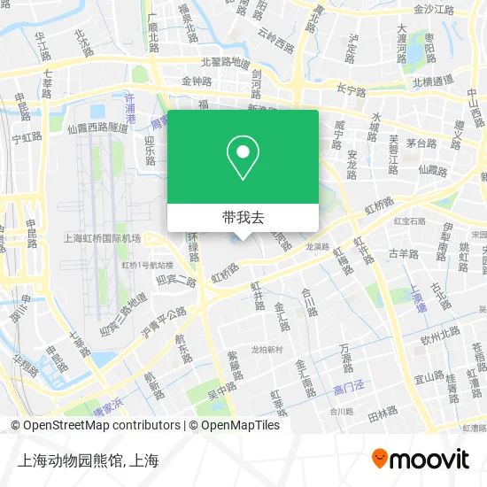 上海动物园熊馆地图