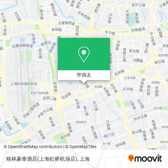格林豪泰酒店(上海虹桥机场店)地图
