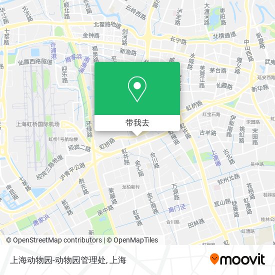 上海动物园-动物园管理处地图