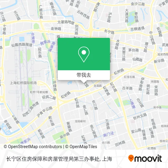 长宁区住房保障和房屋管理局第三办事处地图