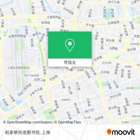 程家桥街道图书馆地图