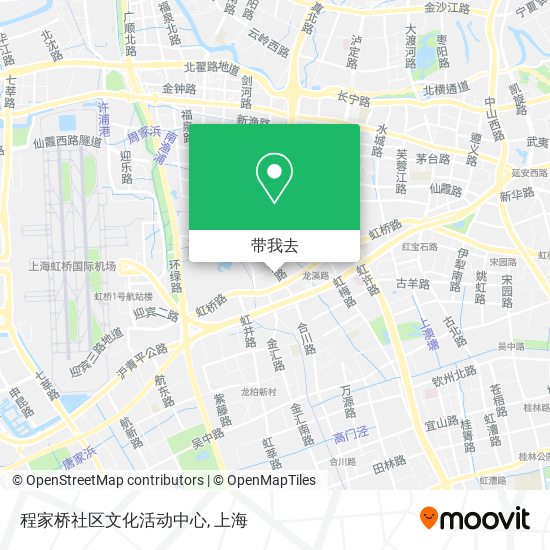 程家桥社区文化活动中心地图