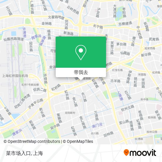 菜市场入口地图