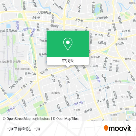 上海申德医院地图
