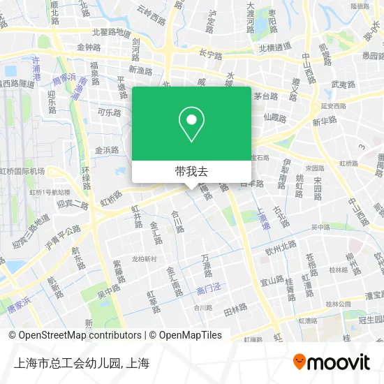 上海市总工会幼儿园地图