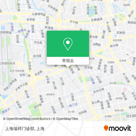 上海瑞祥门诊部地图