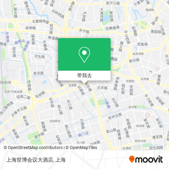 上海世博会议大酒店地图