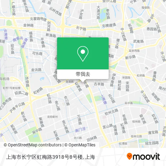 上海市长宁区虹梅路3918号8号楼地图