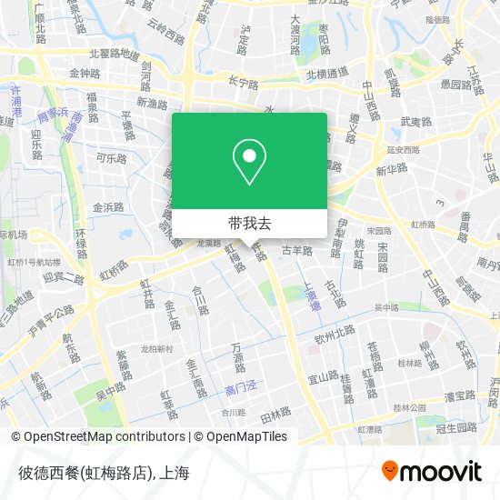 彼德西餐(虹梅路店)地图