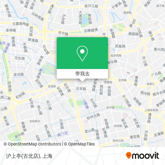 沪上亭(古北店)地图