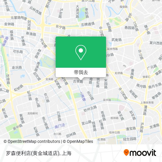 罗森便利店(黄金城道店)地图