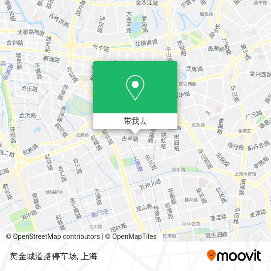 黄金城道路停车场地图