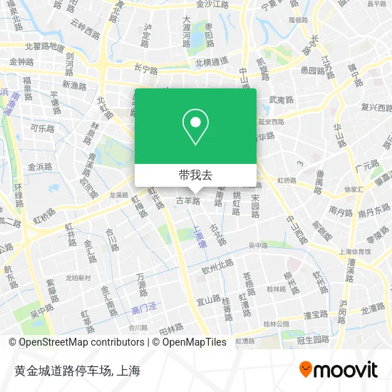 黄金城道路停车场地图