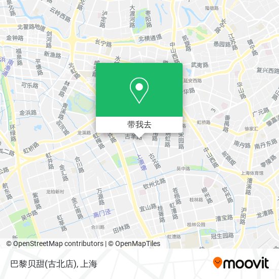 巴黎贝甜(古北店)地图