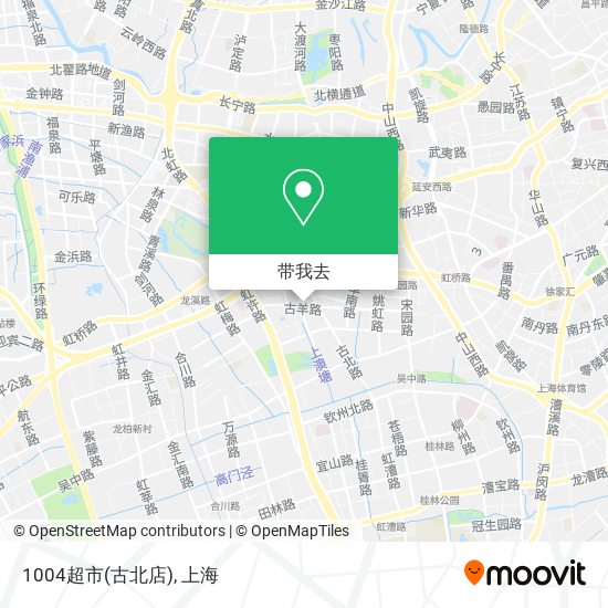 1004超市(古北店)地图