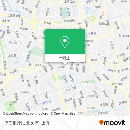 平安银行(古北支行)地图