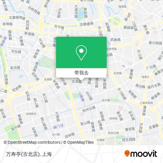万寿亭(古北店)地图