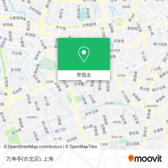 万寿亭(古北店)地图