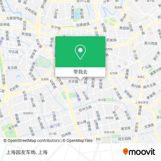 上海园友车饰地图