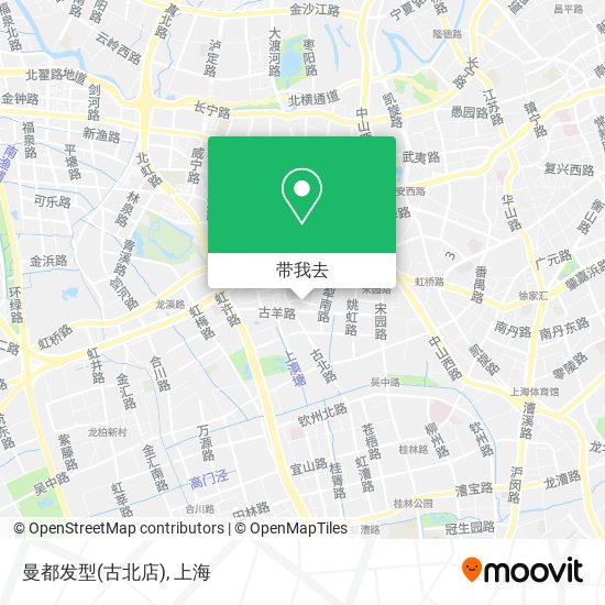 曼都发型(古北店)地图