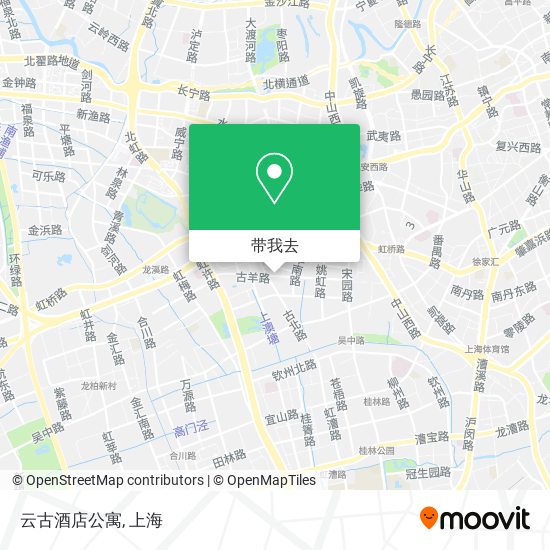 云古酒店公寓地图