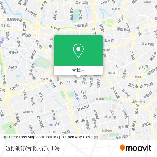 渣打银行(古北支行)地图