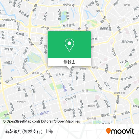 新韩银行(虹桥支行)地图