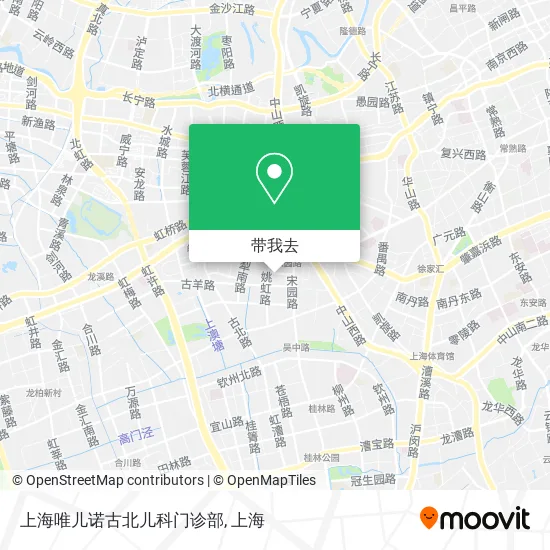 上海唯儿诺古北儿科门诊部地图