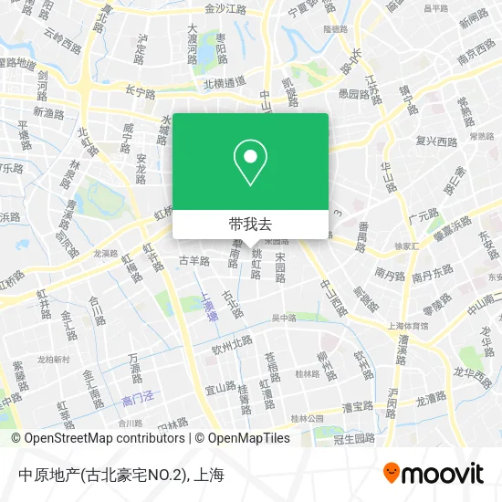 中原地产(古北豪宅NO.2)地图