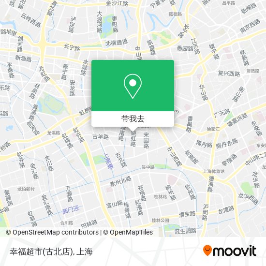 幸福超市(古北店)地图