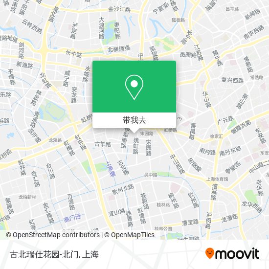古北瑞仕花园-北门地图