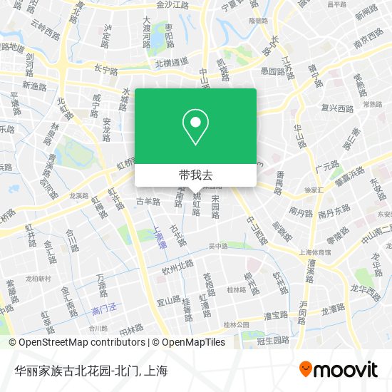 华丽家族古北花园-北门地图