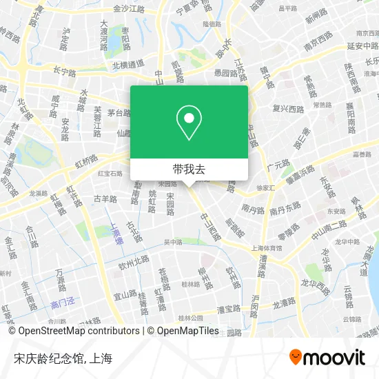 宋庆龄纪念馆地图