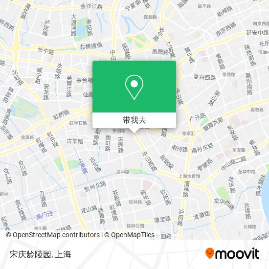 宋庆龄陵园地图