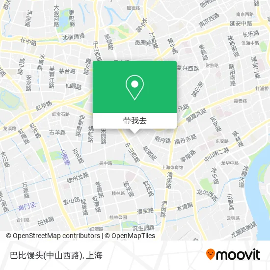 巴比馒头(中山西路)地图