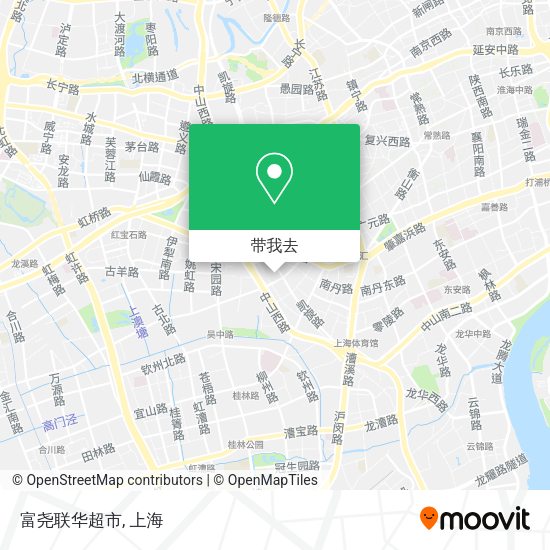 富尧联华超市地图