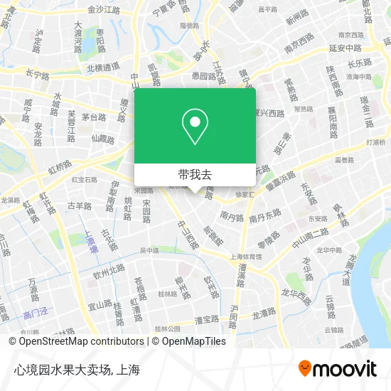 心境园水果大卖场地图