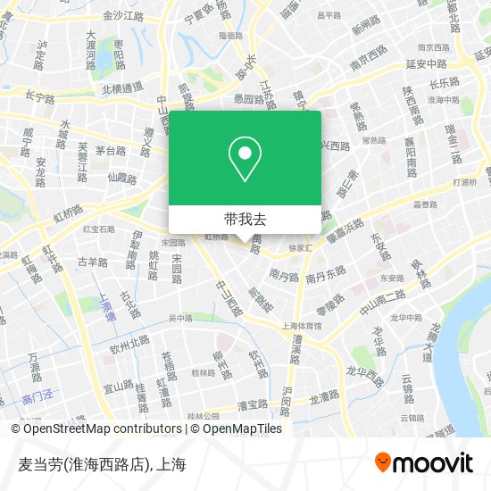 麦当劳(淮海西路店)地图