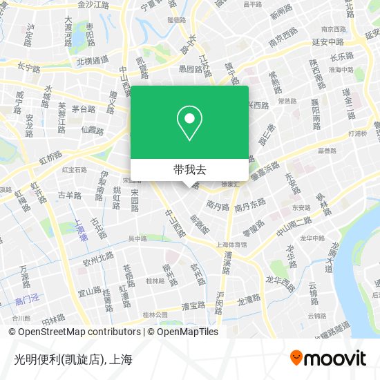 光明便利(凯旋店)地图