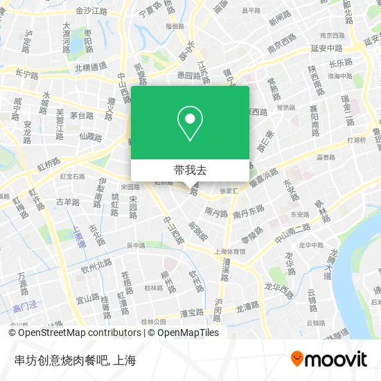 串坊创意烧肉餐吧地图