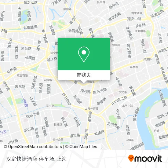 汉庭快捷酒店-停车场地图