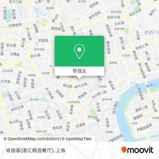 肯德基(港汇精选餐厅)地图