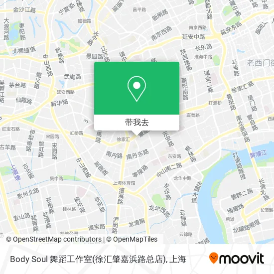 Body Soul 舞蹈工作室(徐汇肇嘉浜路总店)地图