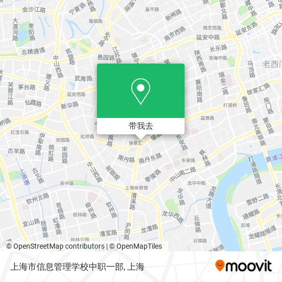 上海市信息管理学校中职一部地图