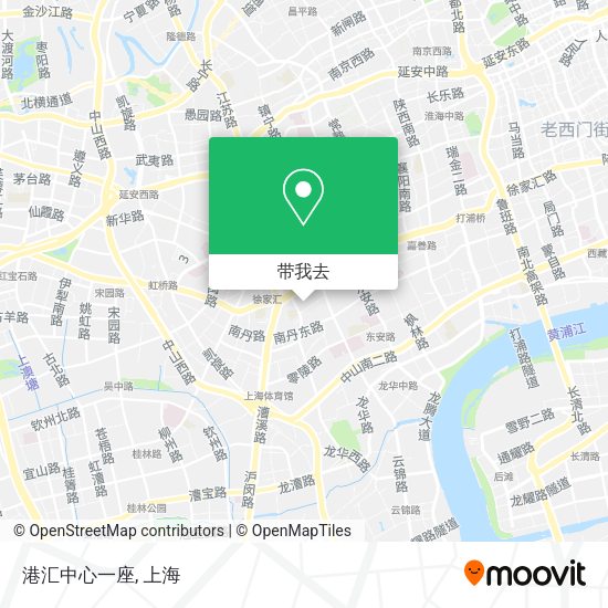 港汇中心一座地图