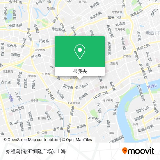始祖鸟(港汇恒隆广场)地图