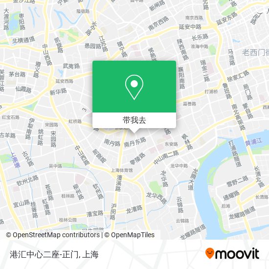 港汇中心二座-正门地图