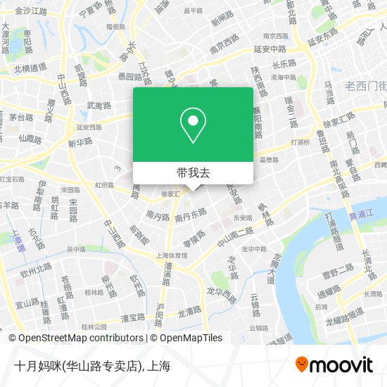 十月妈咪(华山路专卖店)地图